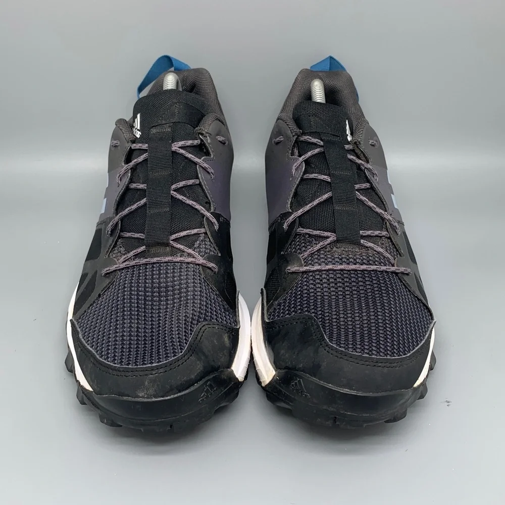 Adidas Kanadia TR8 Cloudfoam Black Blue Trail Running‎ Shoes BB4416 Men’s Sz 11